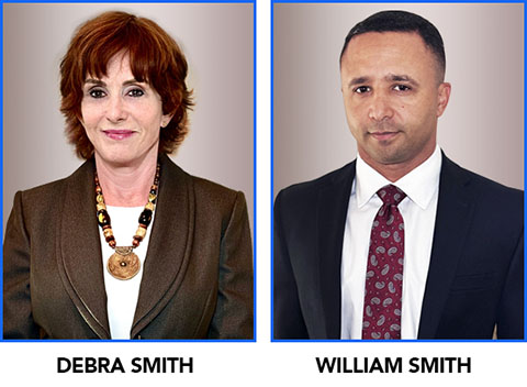 Attorneys Debra Smith and William Smith